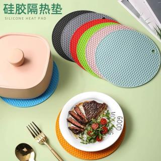 Silicone honeycomb mat, thermal insulation mat, dining table, casserole, round placemat, high temperature resistant, large bowl mat, anti-coaster