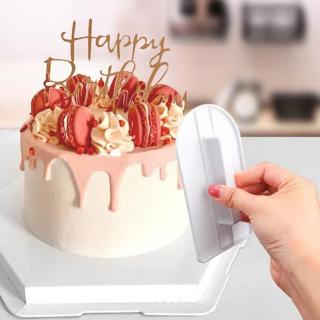 Wholesale cake cream flattener set of plastic cake film removal knife cream scraper baking small tools