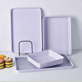 Cake pan Non-stick carbon steel purple cake pan set