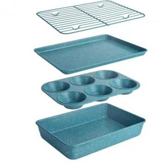 Creative custom carbon steel cake mold 6 even Muffin cups non-stick coated baking pan