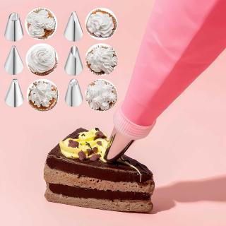 Nordic color cake turntable set decorating bag spatula stainless steel decorating mouth baking tools factory