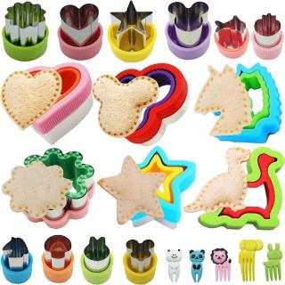 28 piece sandwich mold Baking toast bread mold DIY rice ball mold Fruit cutting mold