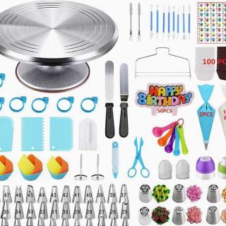 357 pieces cake turntable aluminum alloy turntable cake decoration decorating tools Baking tools