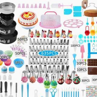 635-piece cake turntable Creamed mouth cake handle box cake decoration tools