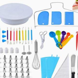 66-piece cake turntable cake decoration decorating tools Carving pen measuring spoon