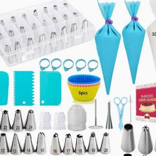 63-piece cake decorating tip Cake decorating tool Muffin cup decorating bag