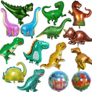 Cartoon balloons Dinosaur aluminum film balloons decorate a birthday party stall lift-off aluminum foil balloons Cartoon balloons