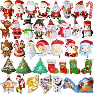 Christmas balloon Party Decoration balloons Wholesale scene layout Christmas balloons Christmas tree snow aluminum film balloons