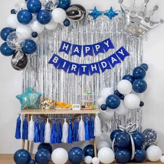 Party balloons Birthday balloons cross the border to decorate a latex round aluminum film combo for a child's birthday party