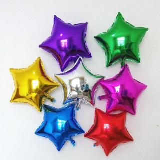 Balloon custom LOGO printing text 18 inch aluminum film five-pointed star heart printing various patterns custom logo