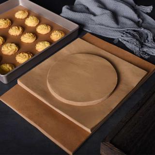 Manufacturers wholesale natural baking double sided silicone oil paper high temperature food mat paper barbecue paper thickened non-stick roast paper