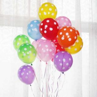 Wedding polka dot balloon decoration Birthday polka dot balloon decoration scene party polka dot balloon