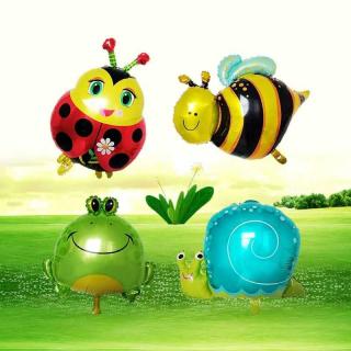 Cartoon insect shape Ladybug bee frog snail aluminum film balloon Children's birthday decorate a room decorated with balloons