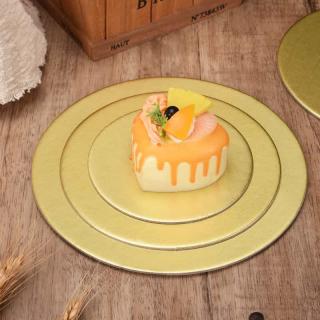 Thickened pure round gold card no-grain cake mat manufacturers wholesale west point cheese no-handle card mat mousse cake base