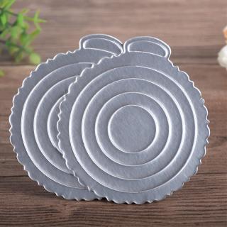 Manufacturers wholesale thick pattern round silver card cake base mousse west point cheese base with handle