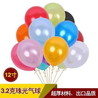 Light latex balloon 3.2 g thickened European standard detection birthday decoration Christmas balloon