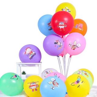 Ground push small gift children's toy balloon ground push toy gift light balloon toy kindergarten ground push light