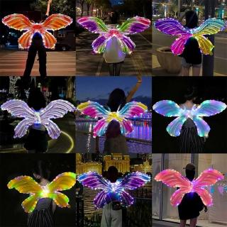 Illuminated balloons Angel wings balloons net red balloons night market stalls illuminated butterfly wings balloons wholesale