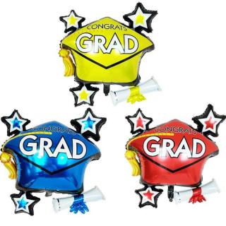 Balloon graduation season aluminum film balloon supply graduation ceremony graduation venue decoration series aluminum film balloon wholesale