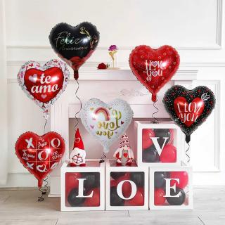 2025 new Valentine's Day aluminum film balloon Valentine's Day gift confession decorative balloon Valentine's Day party supplies