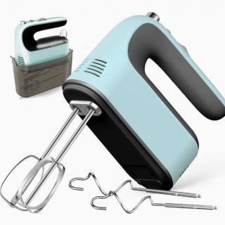 Electric egg beater Handheld egg beater 5 speed 300W with storage box