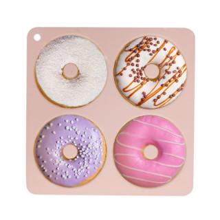 Silicone baking mold 4-hole donut mold tray baking pan