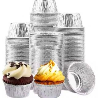 Round aluminum foil muffin cup