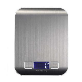 Household kitchen small electronic scale, cross-border baking kitchen scale, kitchen scale, 5kg stainless steel platform scale, electronic scale