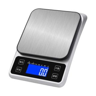 Customized household stainless steel 5kg food baking gram scale 0.1g accurate 10kg platform scale, kitchen scale, electronic scale