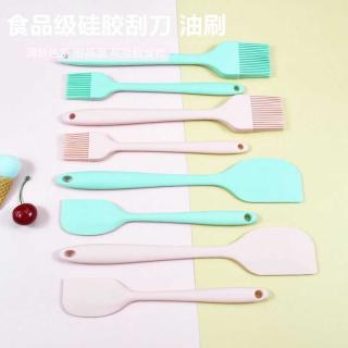 Silicone spatula, large silicone brush, oil brush, small barbecue brush, cake spatula, baking tool