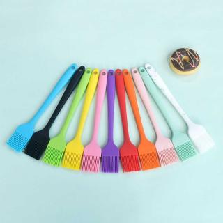 Cross-border in-stock promotion: Small oil brush silicone high-temperature resistant food-grade one-piece 21cm silicone brush barbecue tool