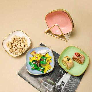 pp bone plate, household food-grade simple and luxurious fruit snack plate, garbage storage box plate, bone spout plate